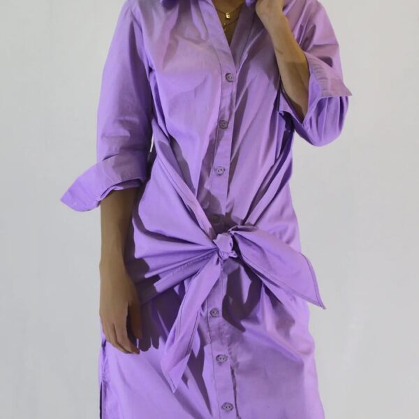 Vestido Lila De Amarrar - Imagen 2