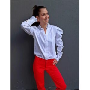 Blusa Camisera Blanca