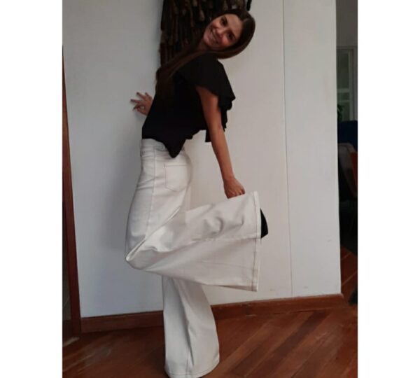 Jean Bota Blanco Ancha - Imagen 2