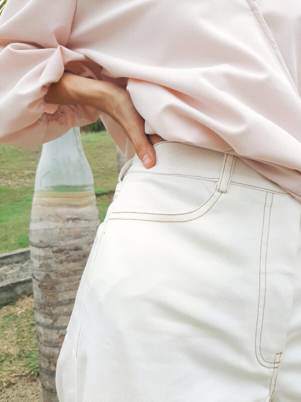 Jean Bota Blanco Ancha - Imagen 5
