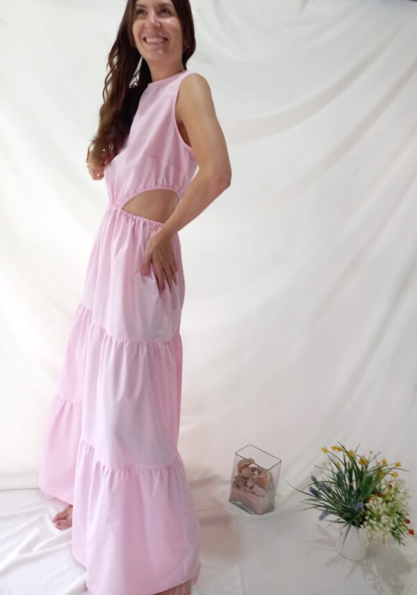 Vestido Rosado Largo
