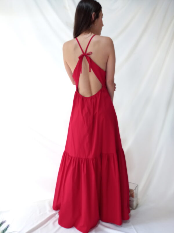 Vestido Tiras Rojo - Imagen 2
